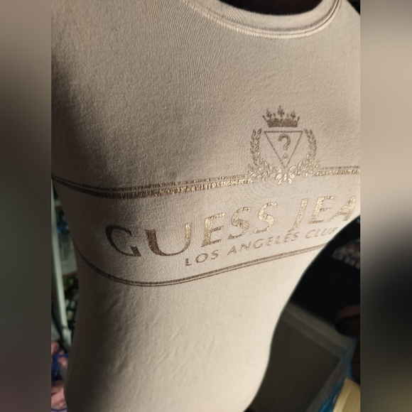 Vintage Guess Jeans red & white baby tee ❤️